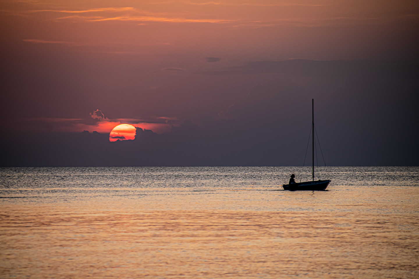 Sunset And Fisherman 2